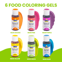 ENCO neon gel closeup nozzle detail for precise application and cleaner lines