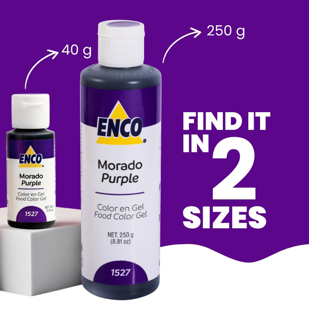 ENCO purple bottle cap detail showing squeeze-top and easy open lid for clean dispensing