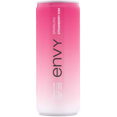 ENVY can front packaging showing strawberry kiwi flavor and benefits