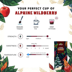 Enzo's Private Selection ingredient spread of apple, hibiscus, cherry, cranberry pieces