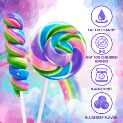 EORA lollipops used as cake decorations adding festive color