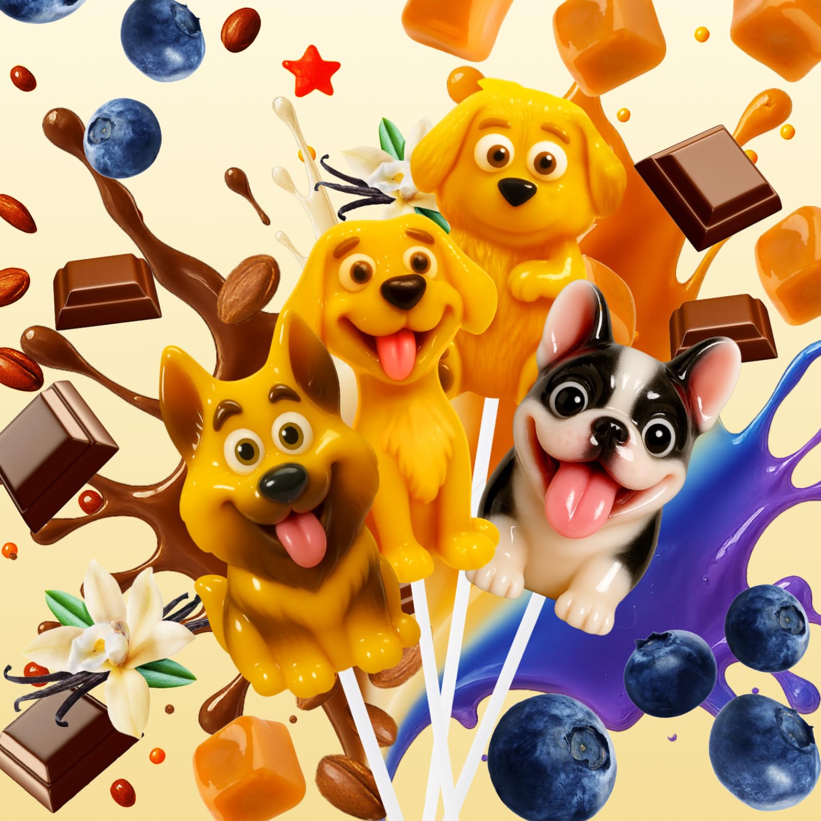 EORA close-up of puppy candy texture showing handcrafted detail benefit