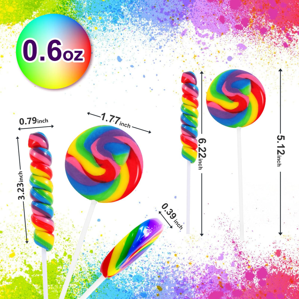 EORA swirl lollipop top view highlighting striped pattern and shine