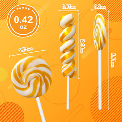 EORA twisty lollipop stick and detail showing sturdy handle for easy eating