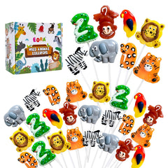 EORA front packaging showing all eight animal shapes and colorful design, enticing display benefit