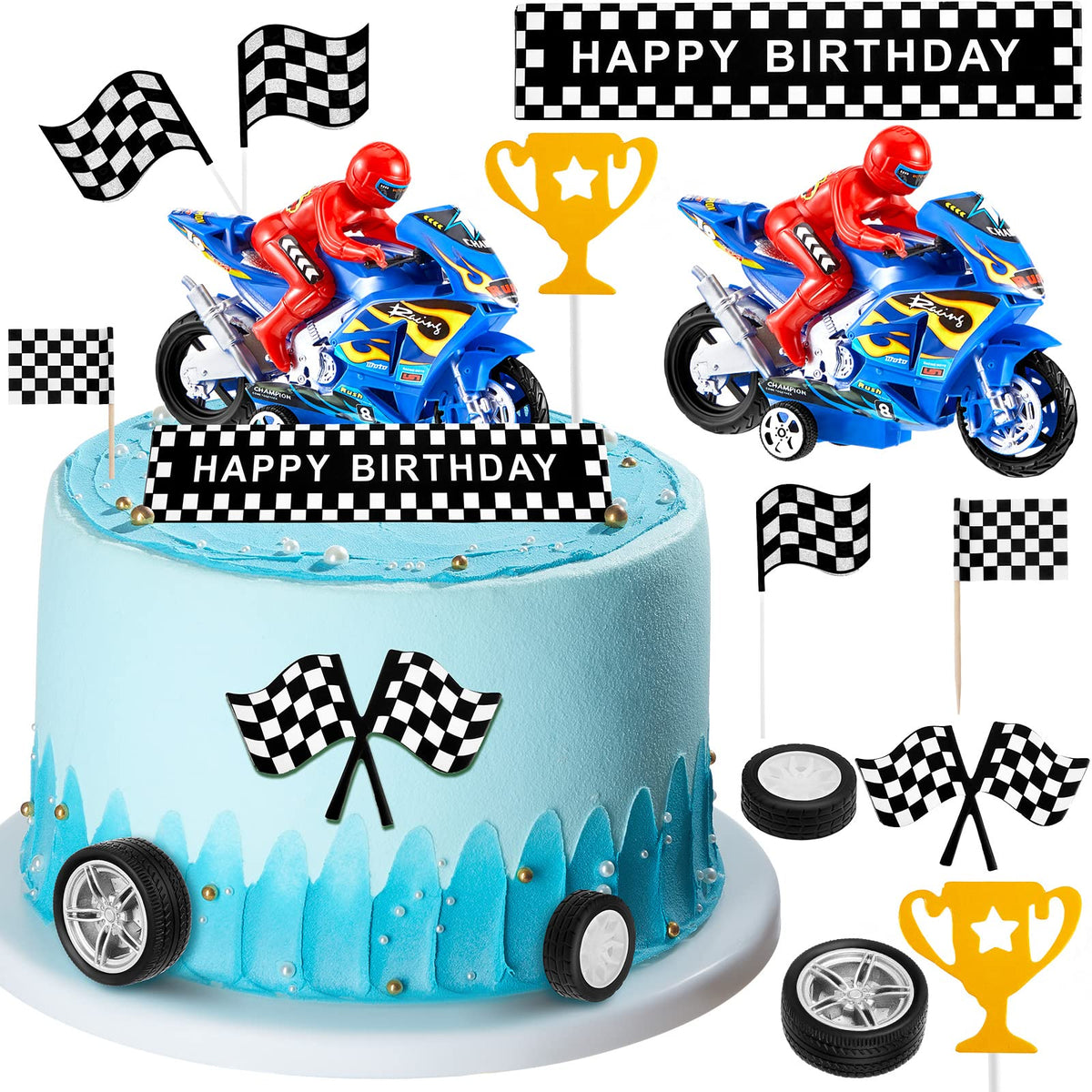 Epakh motocross kit front display showing all parts and easy styling benefit
