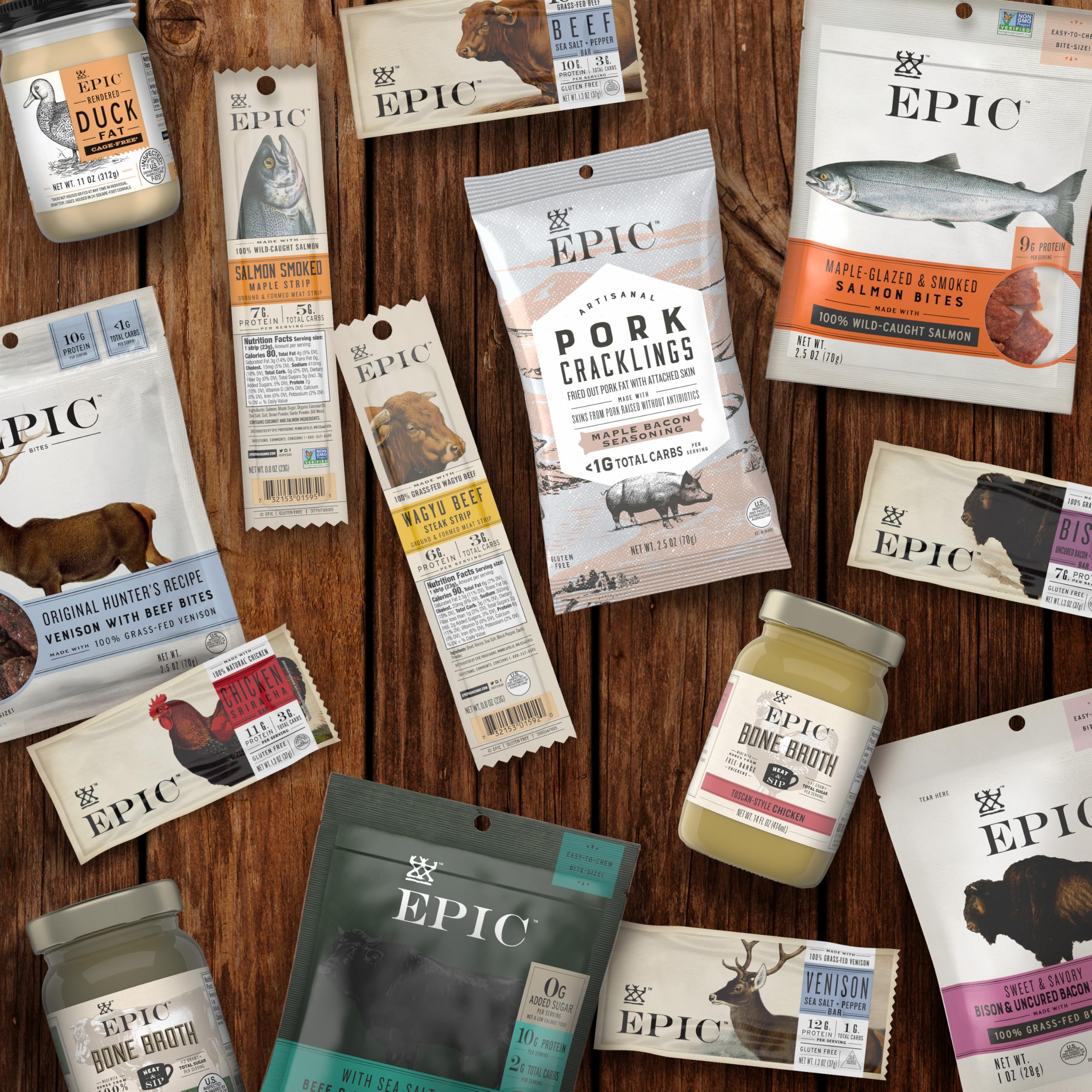 Epic bar in a casual setting being enjoyed as a satisfying desk or trail snack