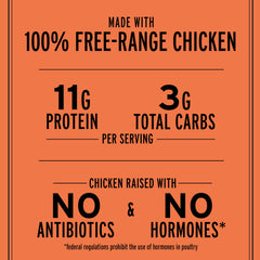 Epic nutrition label for BBQ Chicken bar showing calories and protein