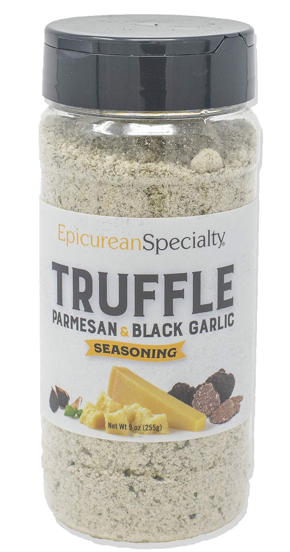 Epicurean Specialty front packaging showing shaker and label benefit