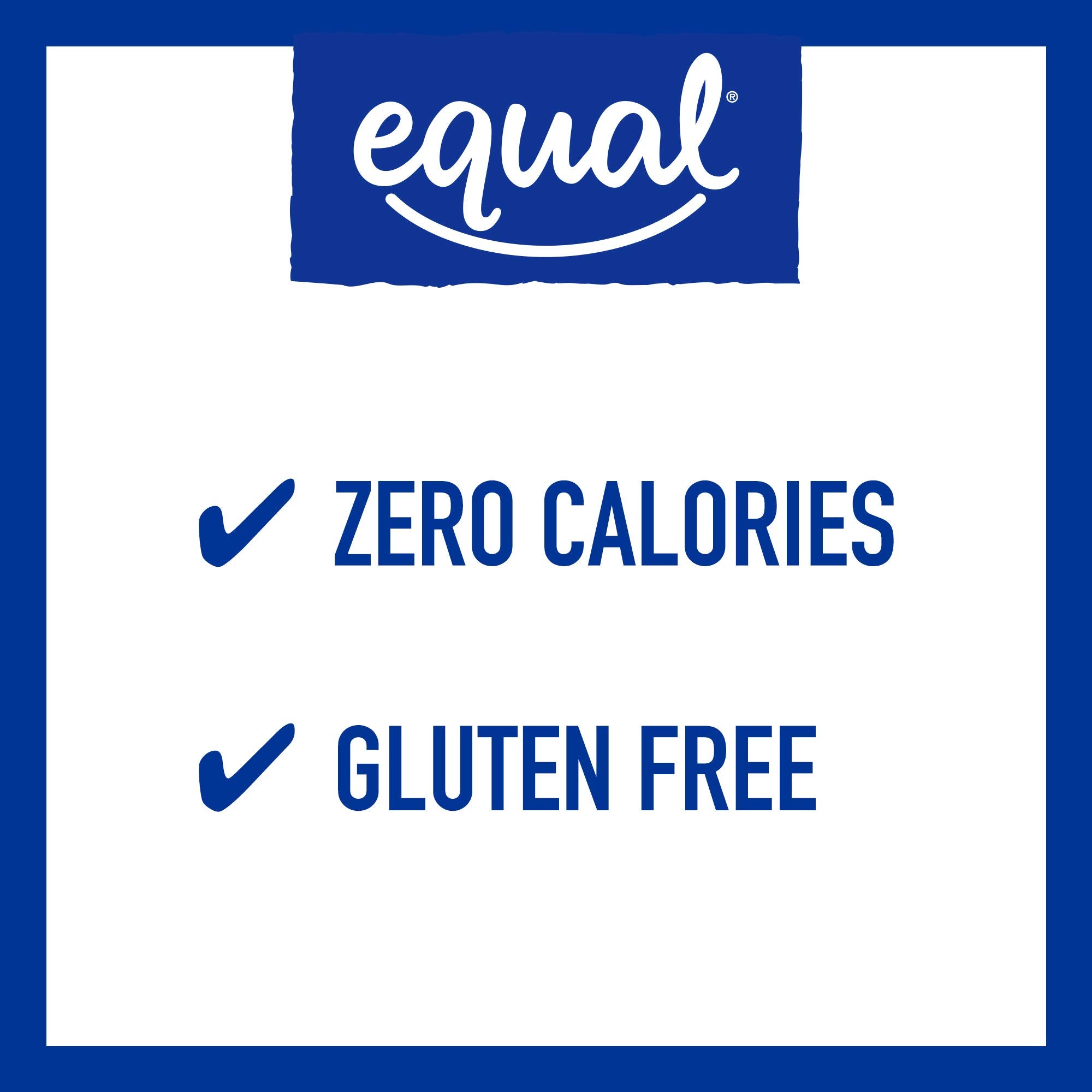 Equal packet close-up texture shows fine granules and quick dissolve benefit