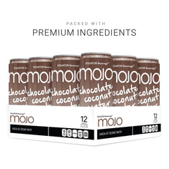 EQUATOR MOJO side label and nutrition facts showing simple ingredient transparency