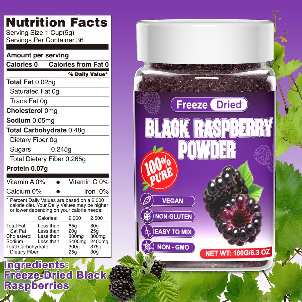 ERCorArt powder texture close-up showing fine purple granules and concentrated berry color
