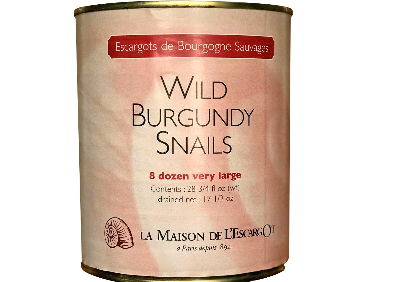 Escargots de Bourgogne Sauvages front packaging showing premium presentation and provenance