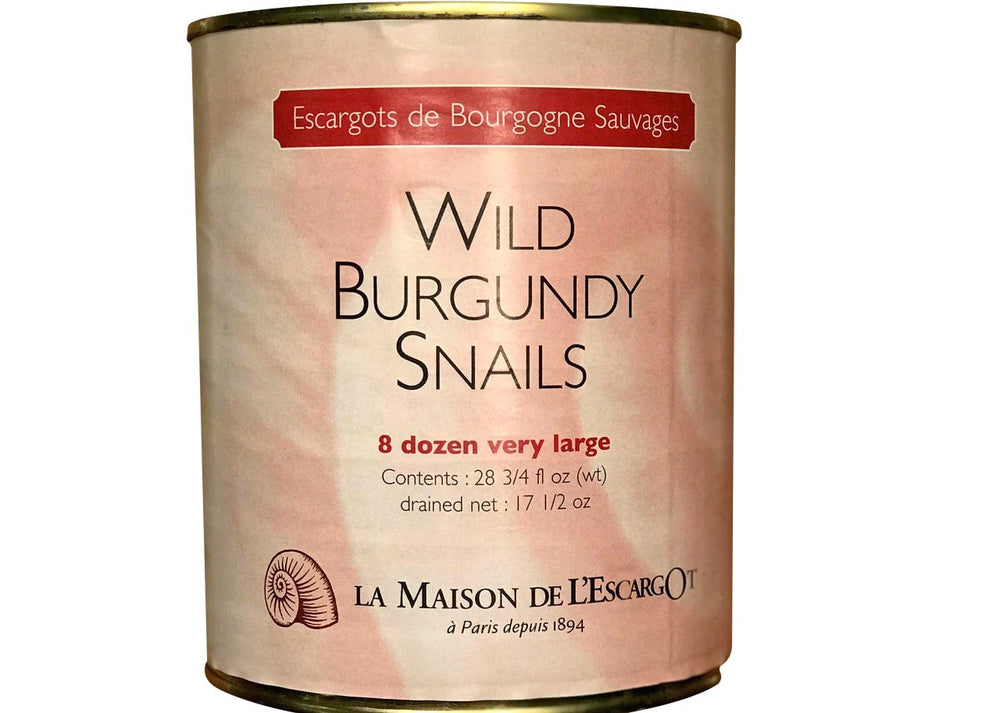 Escargots de Bourgogne Sauvages front packaging showing premium presentation and provenance