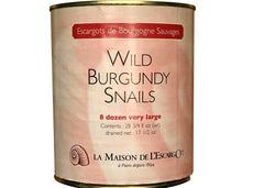 Escargots de Bourgogne Sauvages front packaging showing premium presentation and provenance