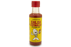 Espinaler sauce drizzling over seafood platter highlighting brightness and flavor lift