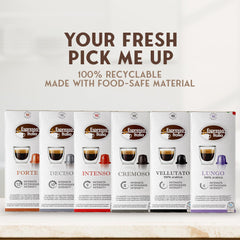 Espresso Italia ristretto shot in demitasse demonstrating bold crema and intensity