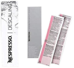 Espresso descaling kit front packaging shows contents and preserves machine performance