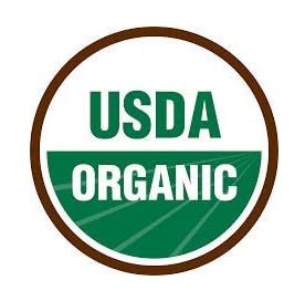 Espure label with USDA Organic and Non-GMO seals proving certified sourcing