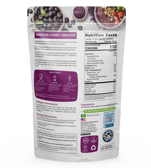 Essenzefruits powder texture close-up highlighting smooth consistency