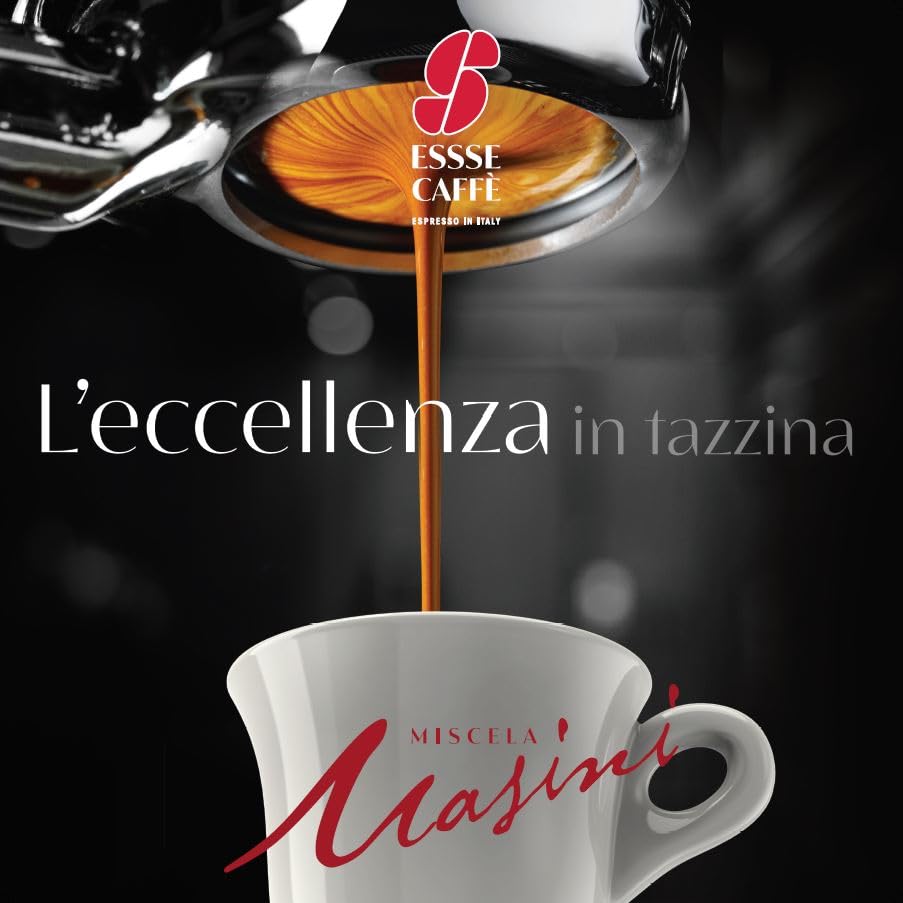 ESSSE CAFFÈ Masini scale with portafilter showing dosing precision and consistent café portions