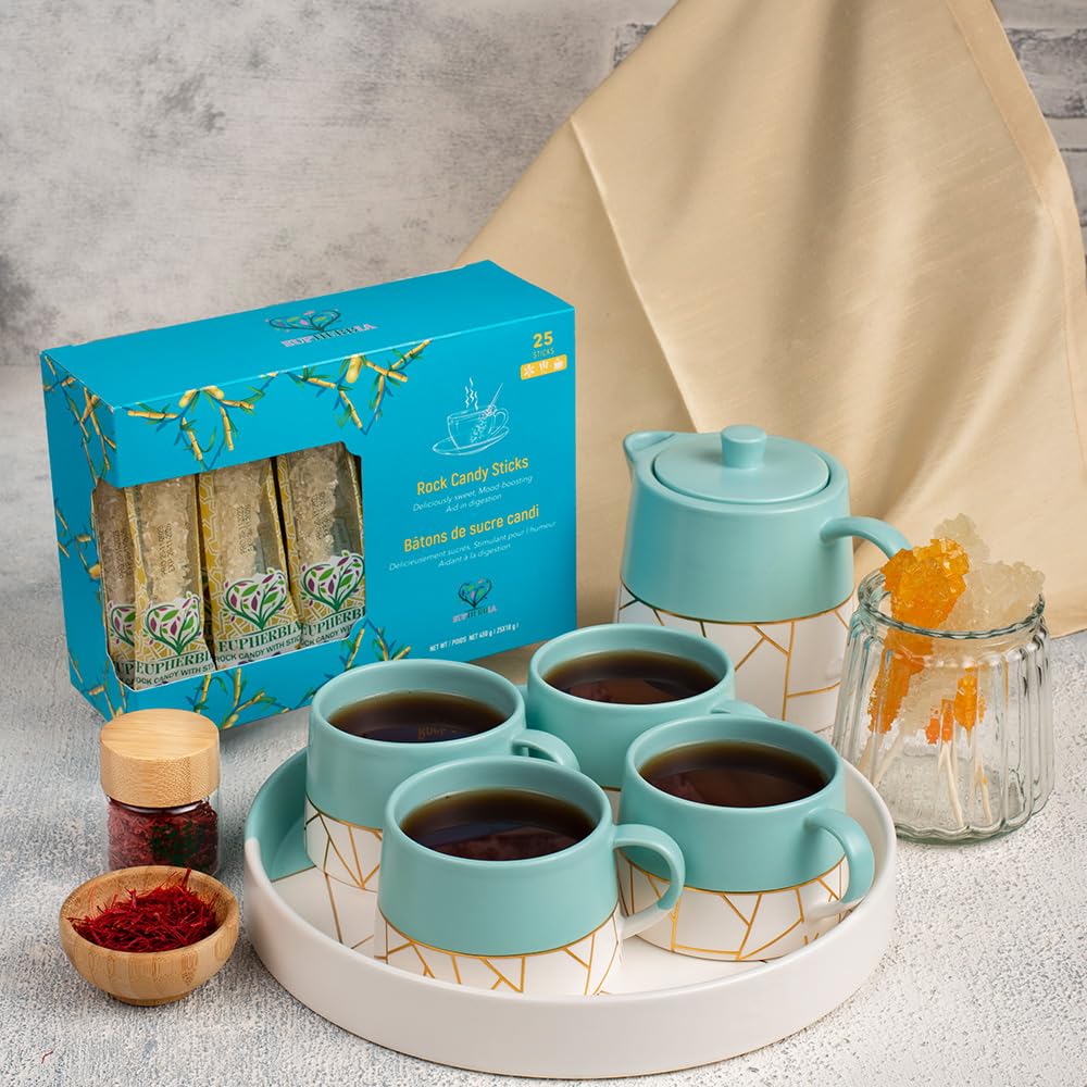 Eupherbia jar display at cafe demonstrating self-serve presentation benefit