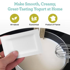 Euro Cuisine creamy yogurt in jar showing smooth texture and appetizing spoonable consistency