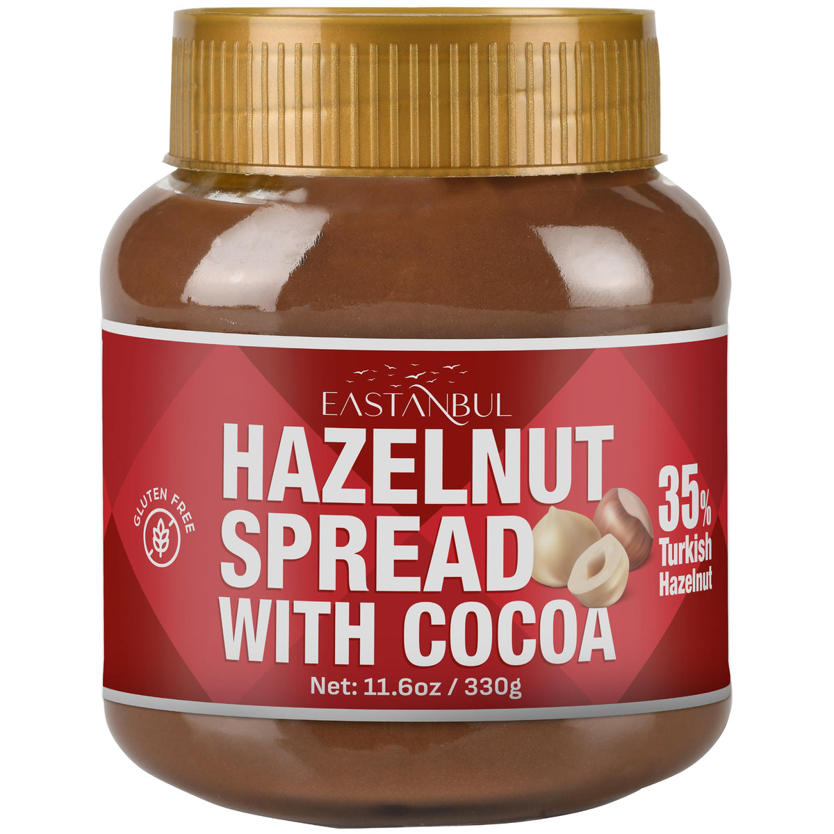 Eastanbul front label jar showing product and net weight, clear branding and benefit
