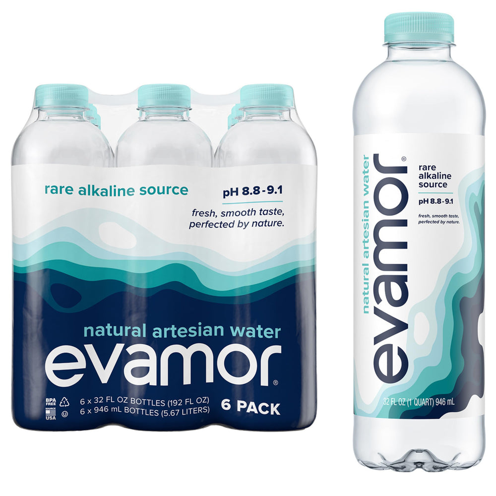 EVAMOR front packaging 32 oz bottle showing clear label and premium look for trust