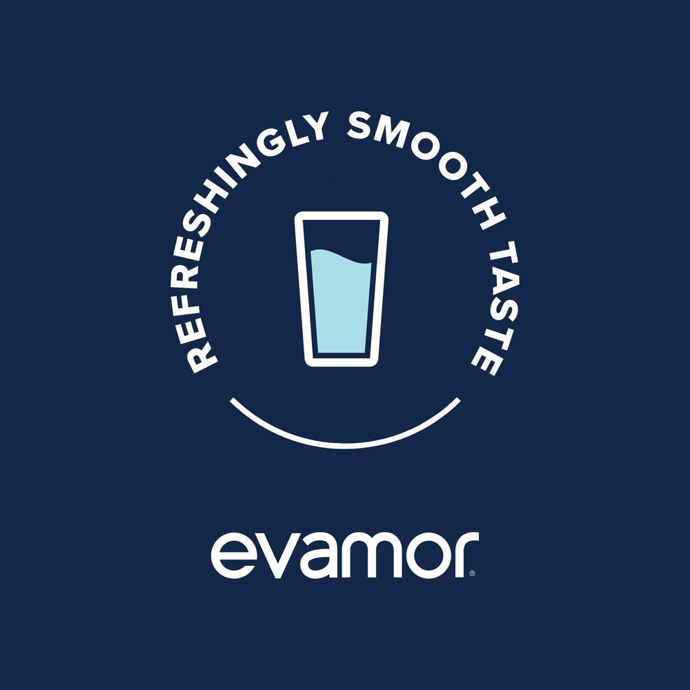 EVAMOR bottle held in hand for scale, showing portable 20 fl oz convenience