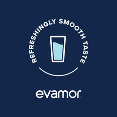 EVAMOR bottle held in hand for scale, showing portable 20 fl oz convenience