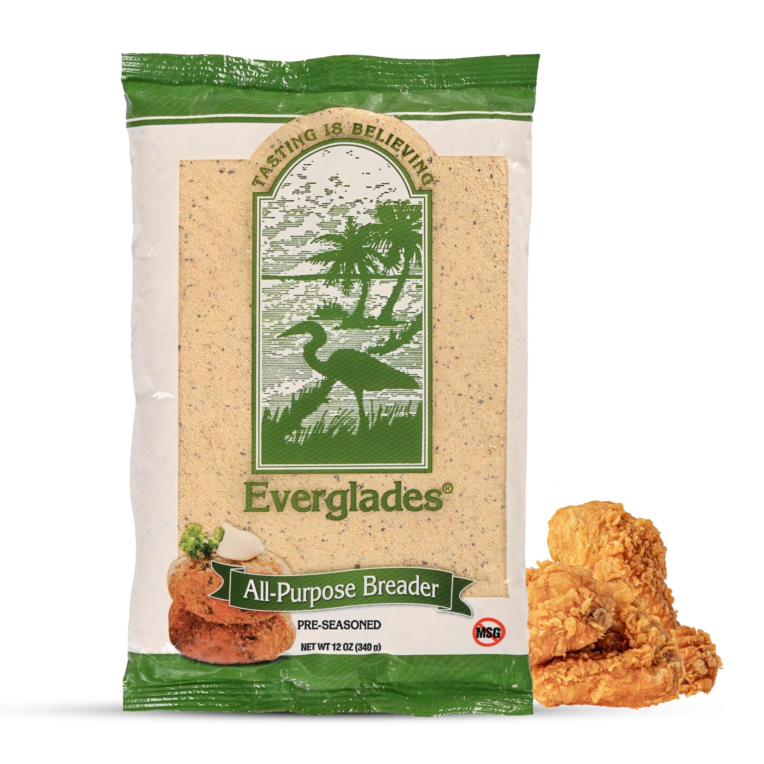 Everglades front packaging showing 12 oz bag and ready-to-use benefit