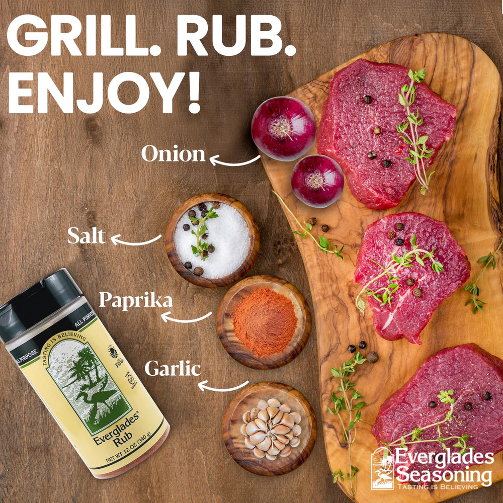 Everglades seasoning used on smoker grill demonstrating bold flavor development