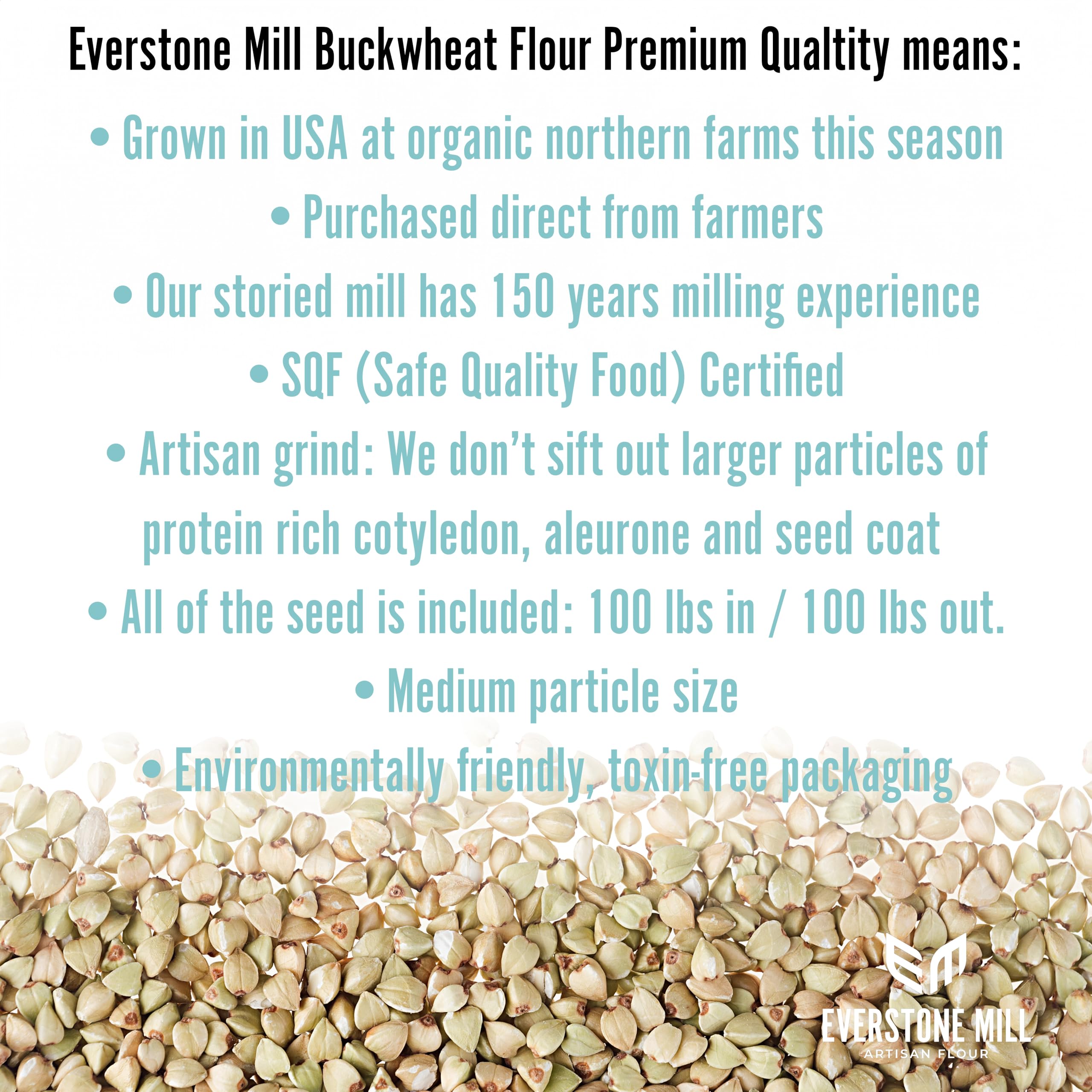 Everstone Mill millstone detail illustrating traditional milling process and preserved flavor benefit