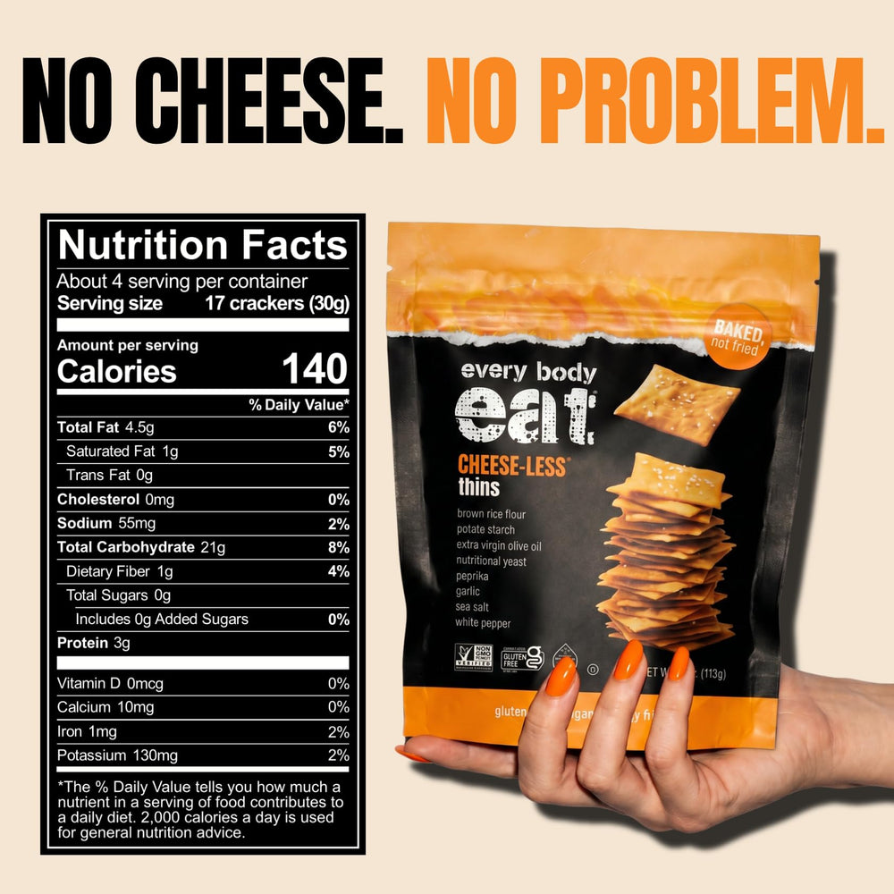 Every Body Eat close up of cracker texture showing crisp crunch and savory seasoning