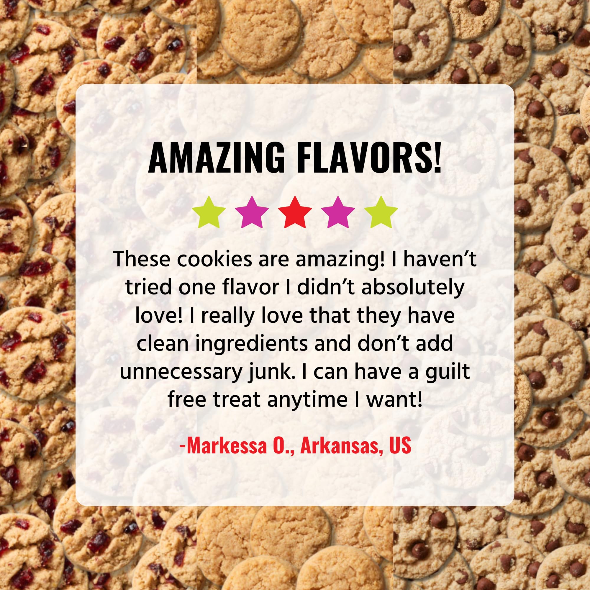 Every Body Eat three flavors lined up to show variety and choice
