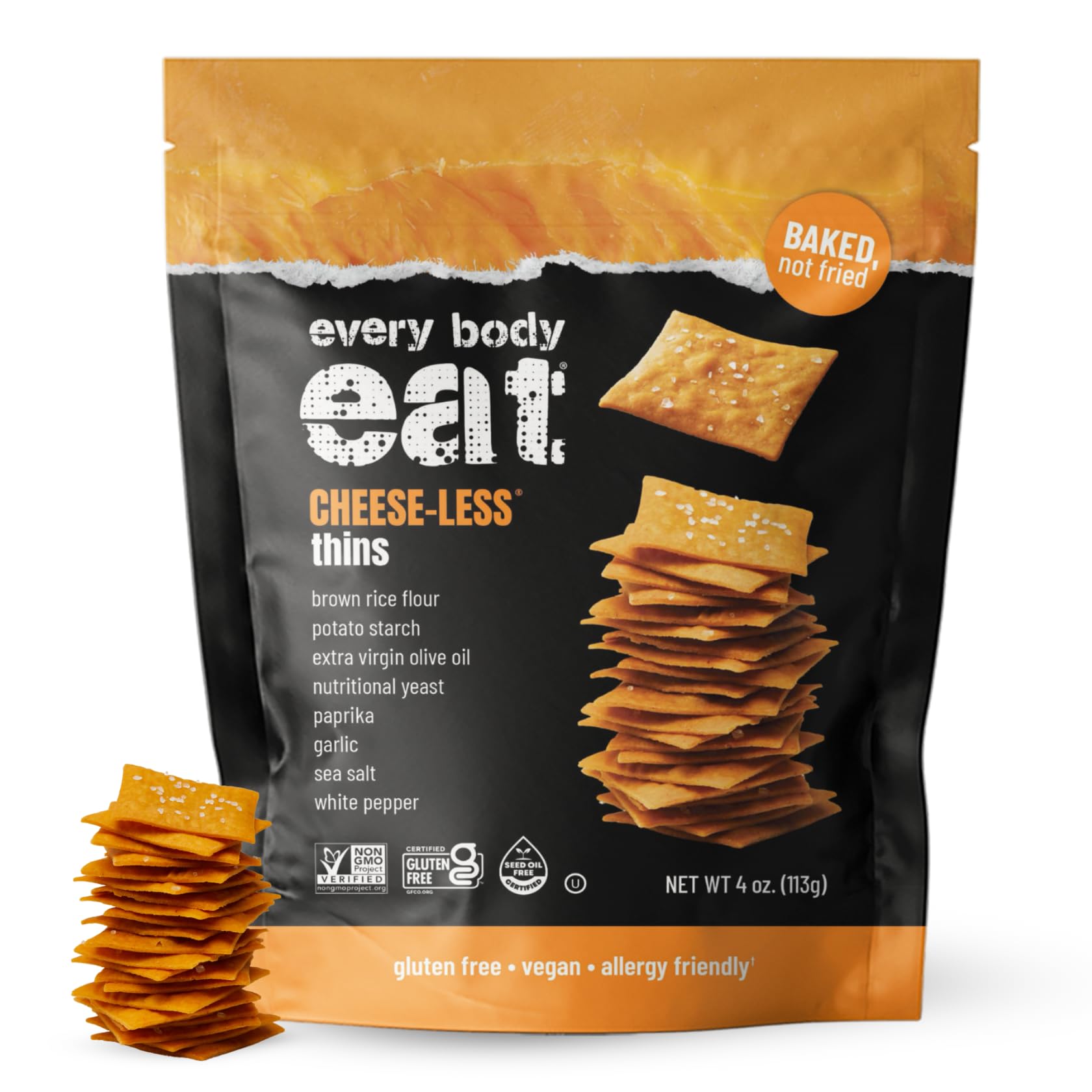 Every Body Eat front pack showing branding and serving suggestion benefit clarity