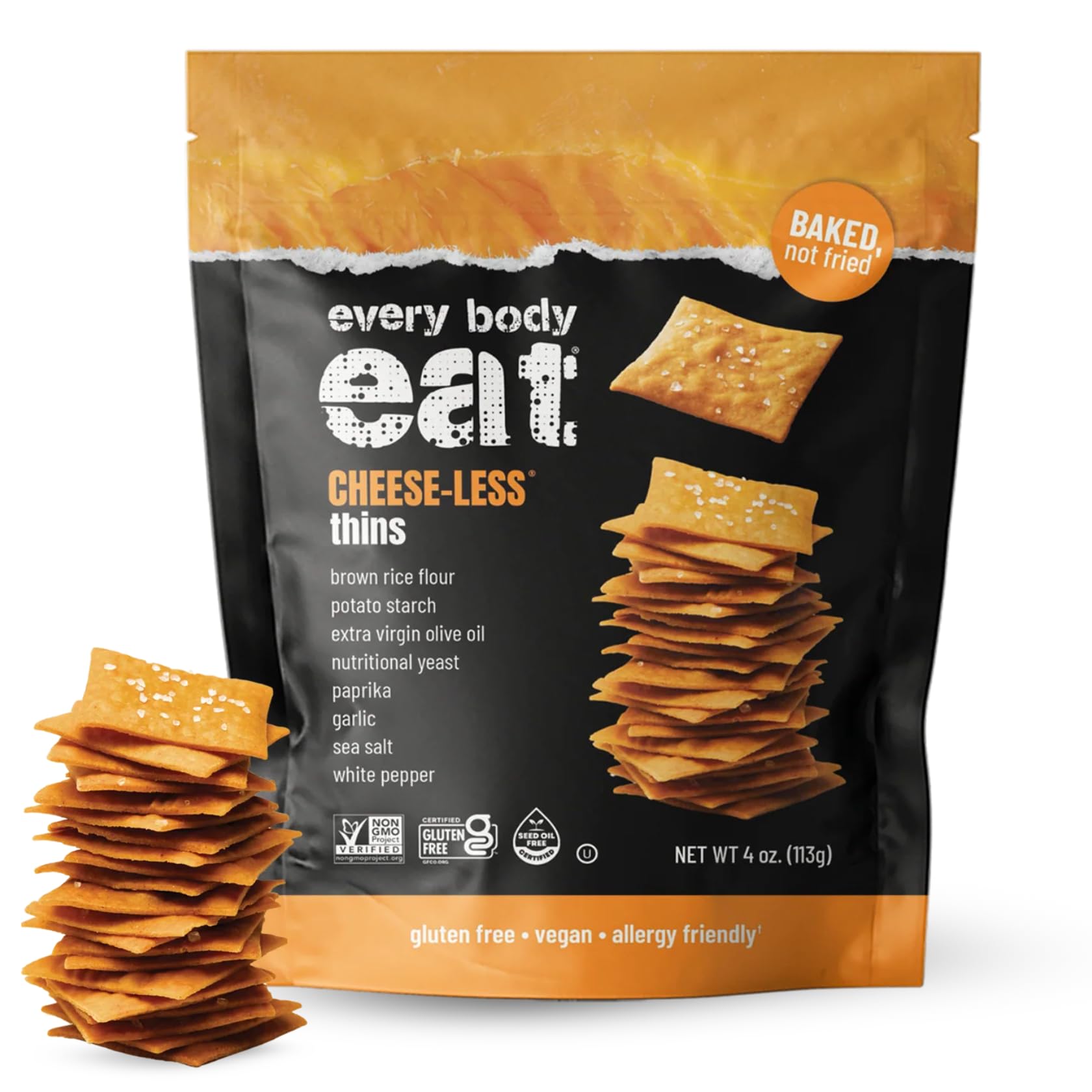 Every Body Eat front packaging showing two 4 oz bags and product name for easy recognition