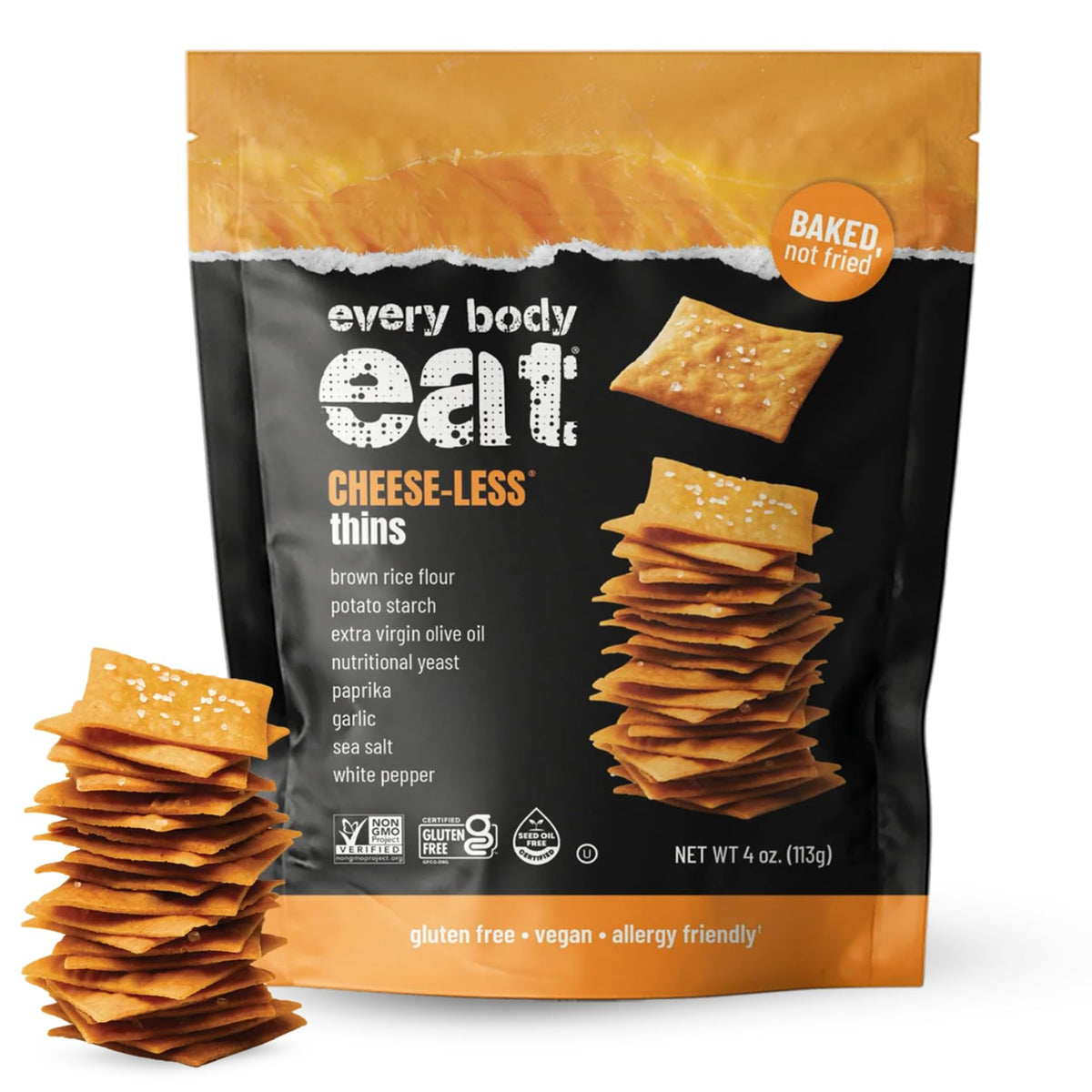 Every Body Eat front packaging showing two 4 oz bags and product name for easy recognition