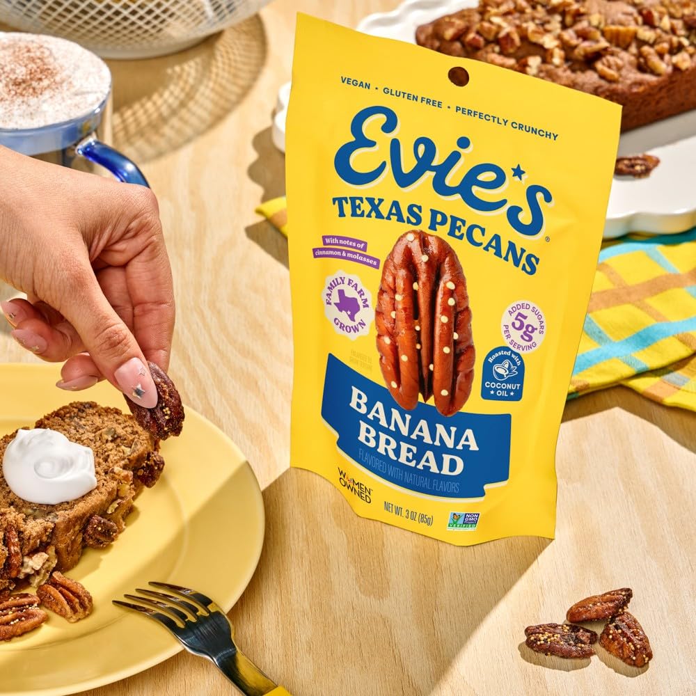 Lifestyle outdoors shot with Evie's pouch showing travel-ready snacking benefit