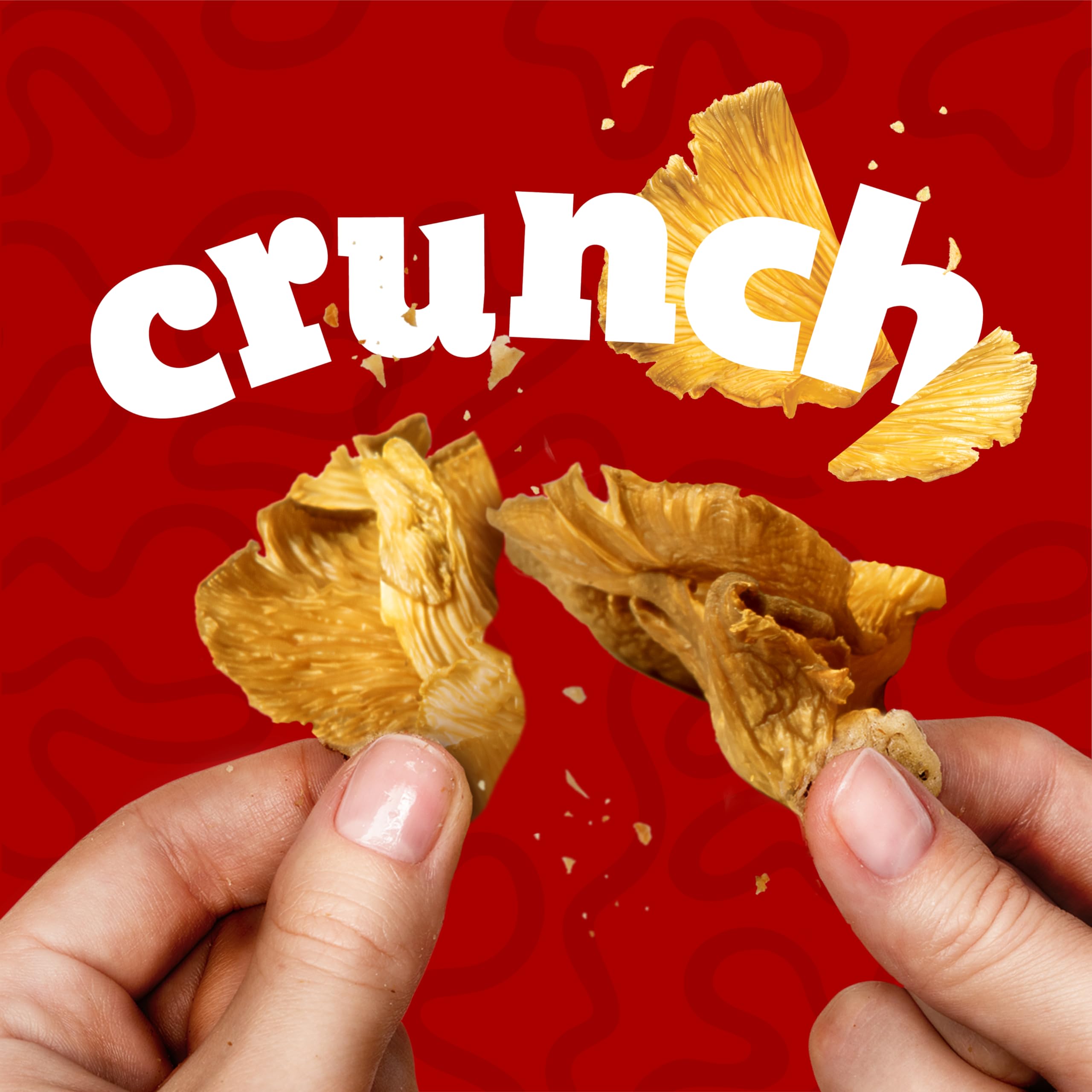 Evil Snacks label close-up showing non-GMO verification and clean ingredient claims