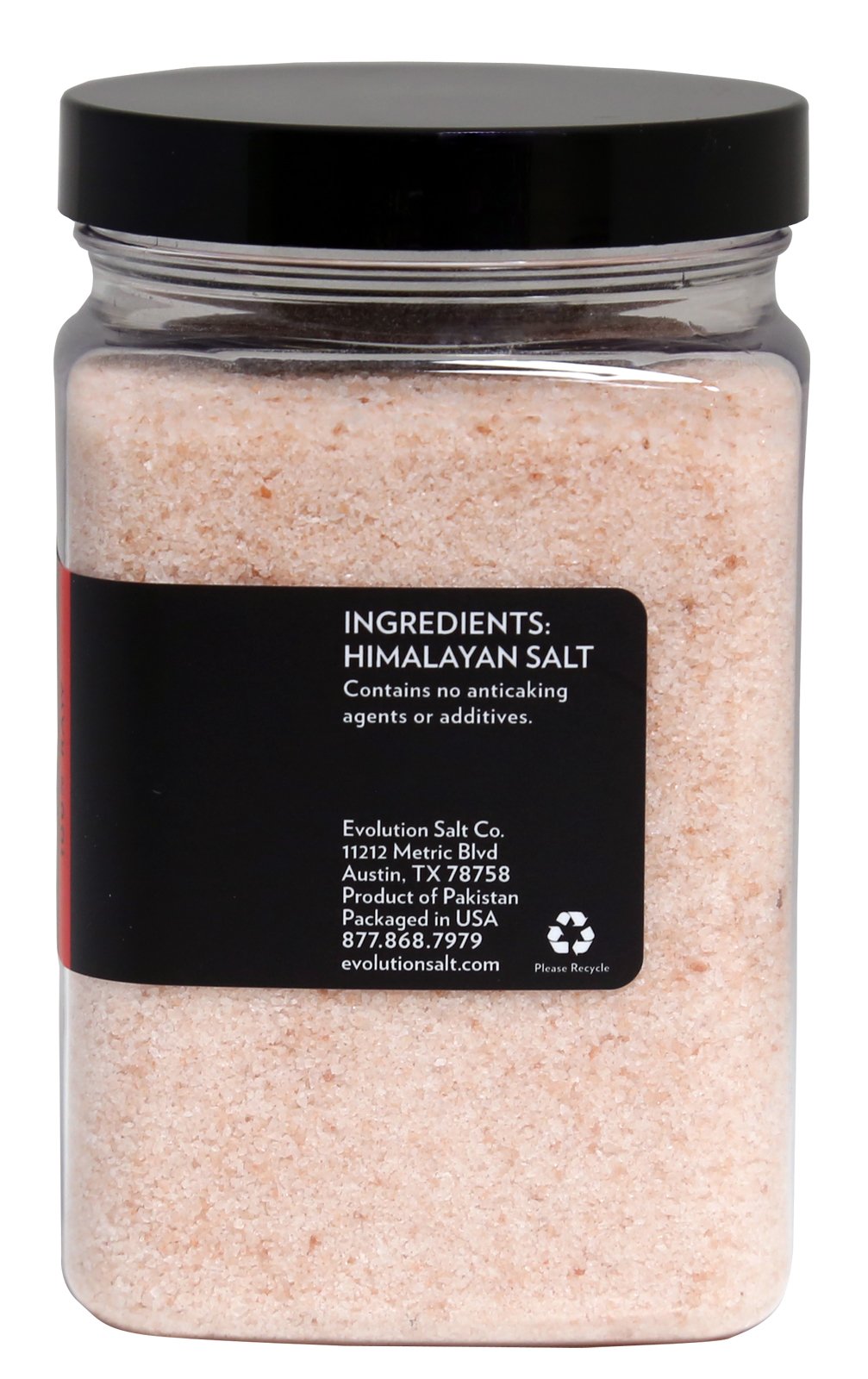 Evolution Salt close-up of fine-pink grains highlighting mineral texture