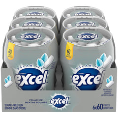 Excel Polar Ice bottle front view showing branding and resealable cap for freshness