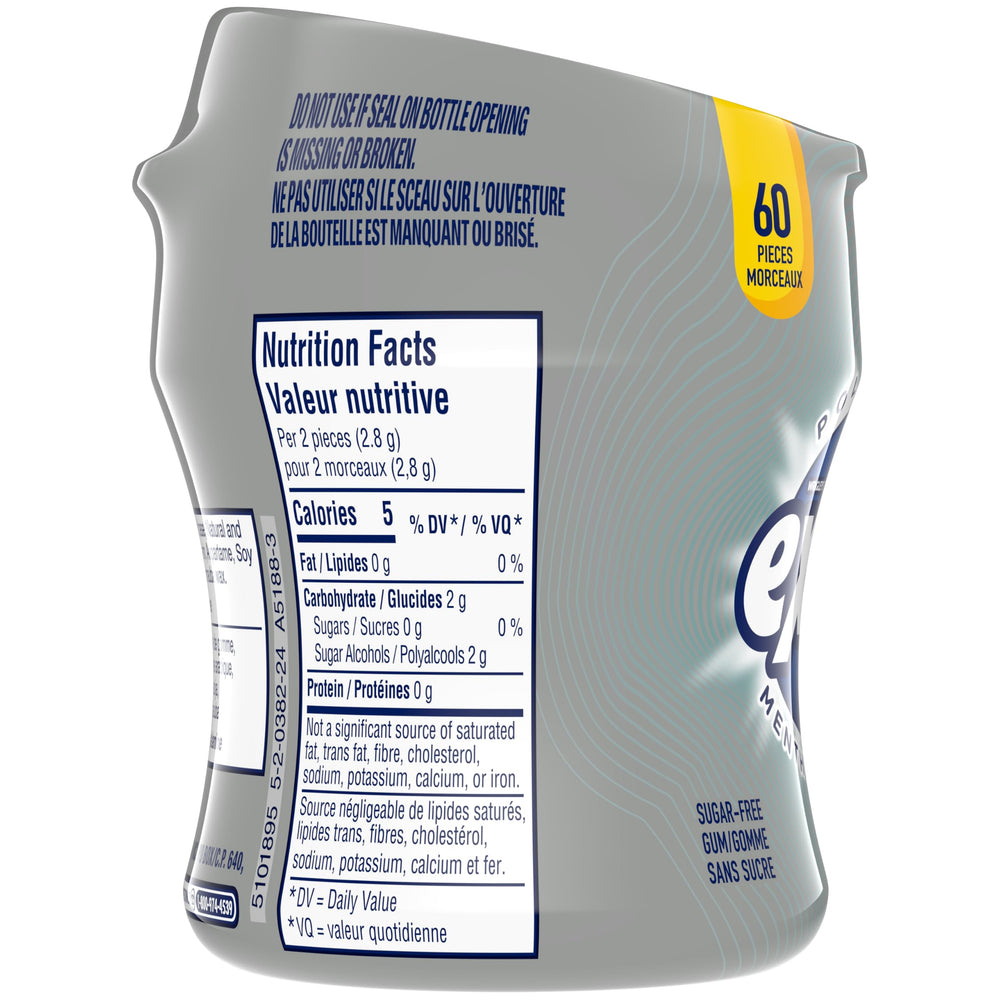 Excel Polar Ice bottle open at the top displaying easy access and spill prevention