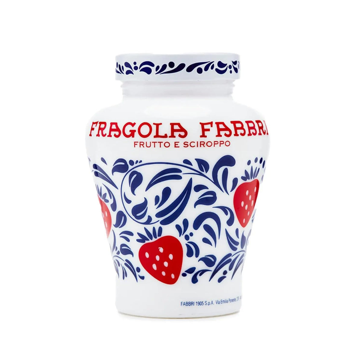 Fabbri front label jar showing product branding and ingredients