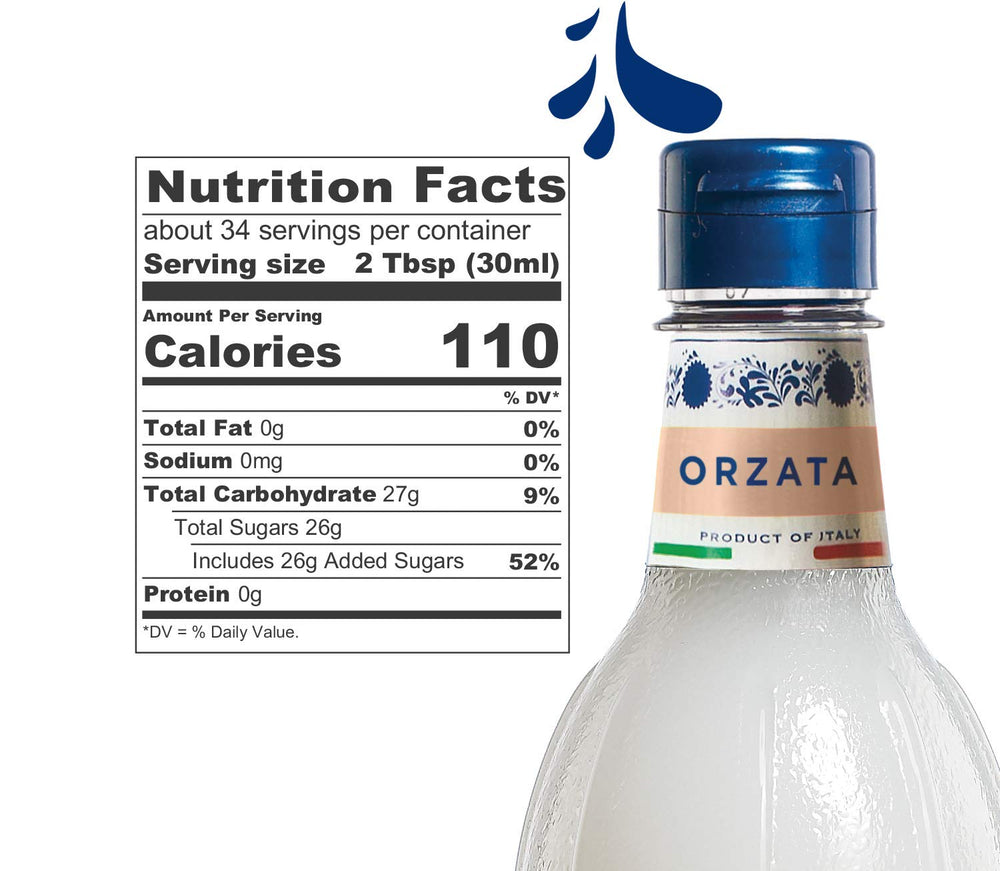 Close-up of Fabbri label highlighting Italian origin and ingredient quality
