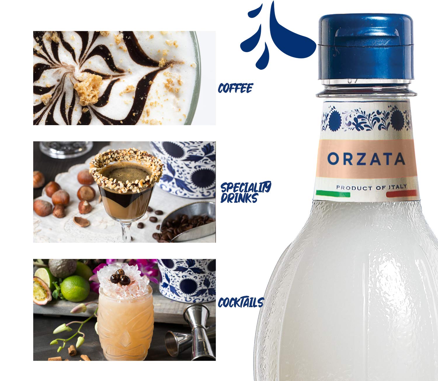 Fabbri orgeat mixed in a cocktail showcasing almond flavor enhancement