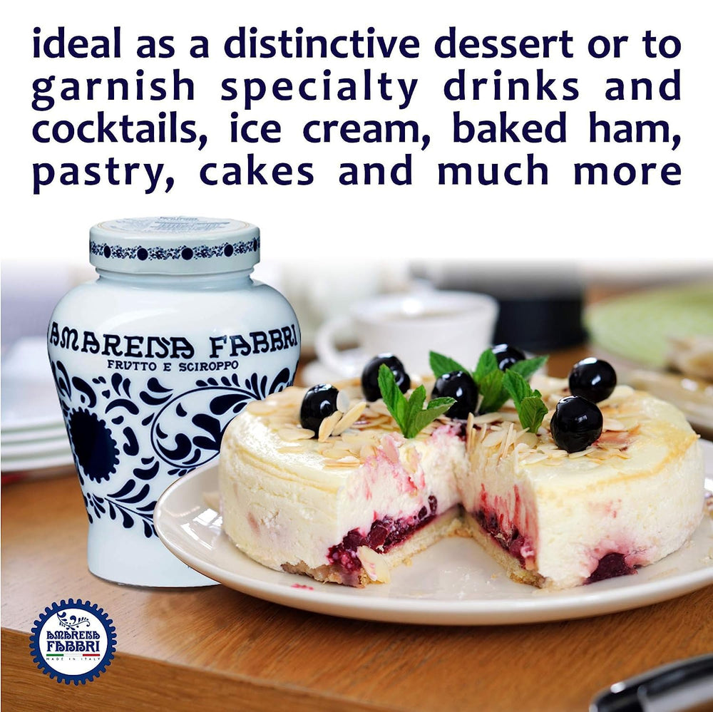 Fabbri cherries used as a topping on ice cream to enhance desserts