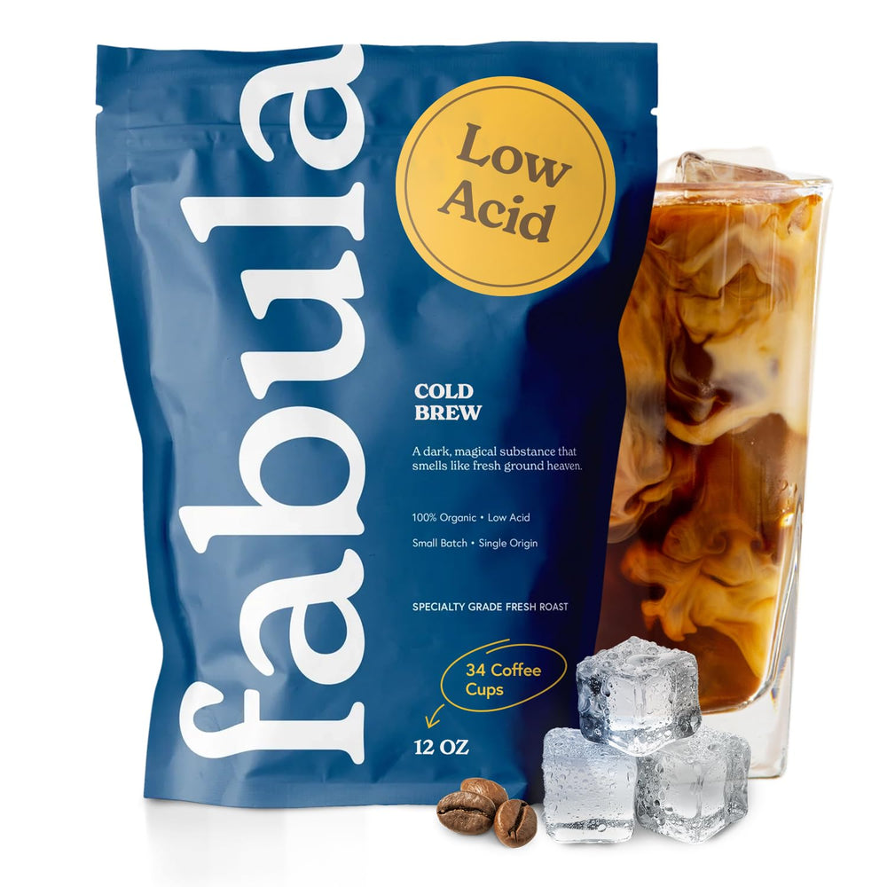 Fabula front packaging showing bag design and cold brew label for easy identification