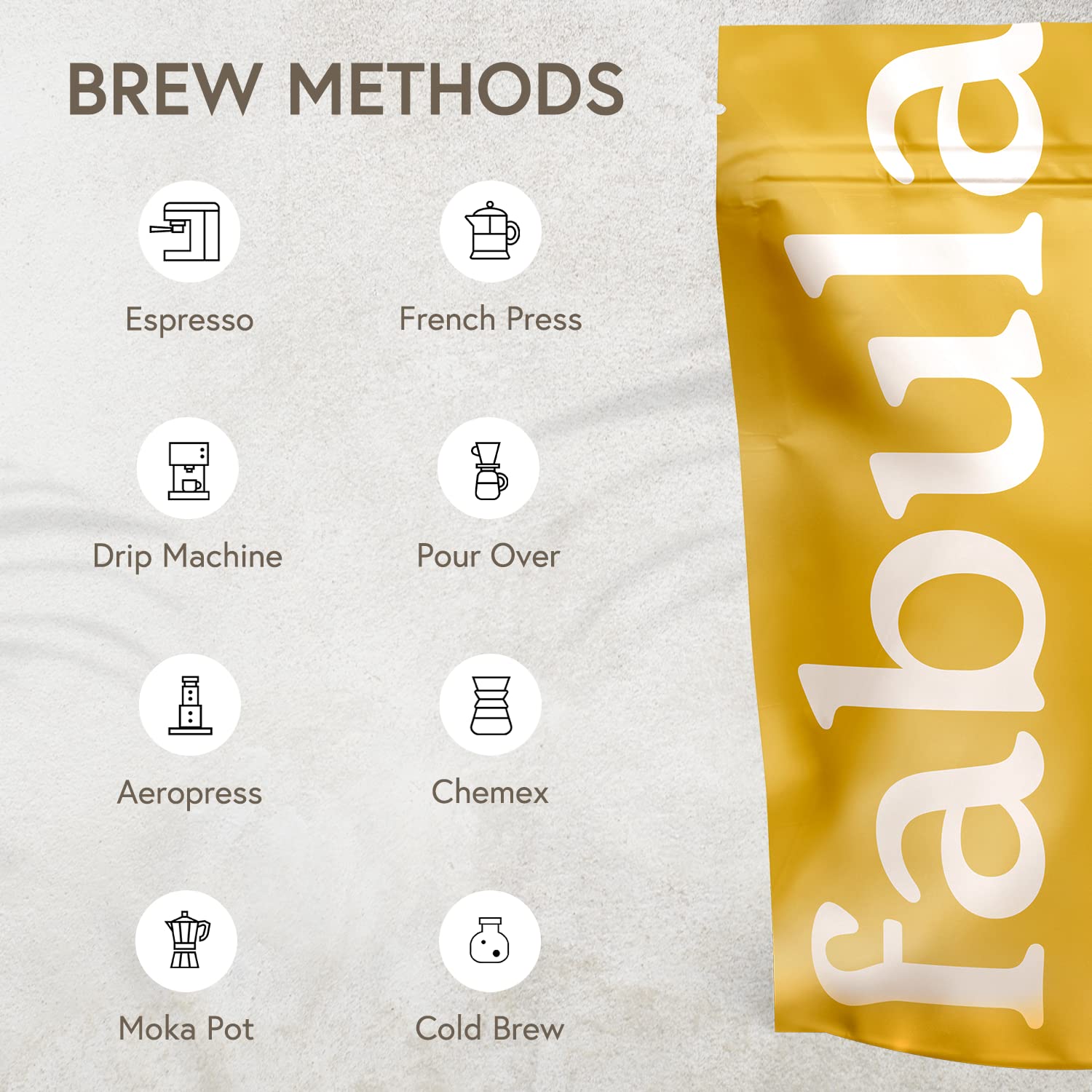 Fabula coffee pour-over setup displaying brewing precision and clean taste
